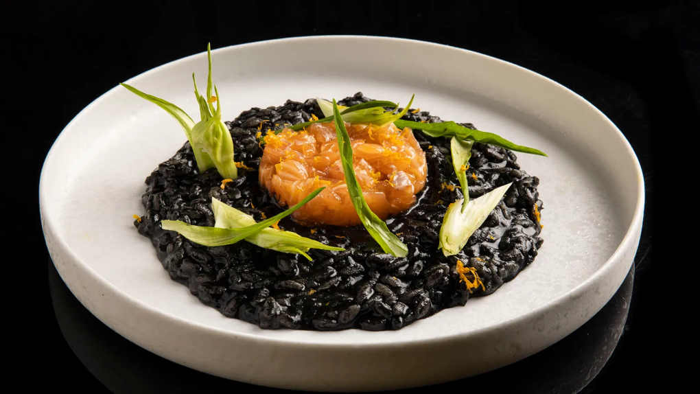 O Que Comer em Veneza - Risotto al Nero di Seppia